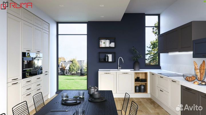 Кухня угловая со встроенным шкафом цена за всё