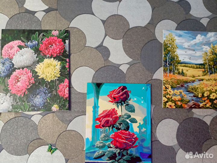 Картины по номерам раскрашенная