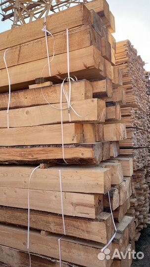 Брус обрезой ест. влаж. хвоя 2 сорт 200х200х6,0