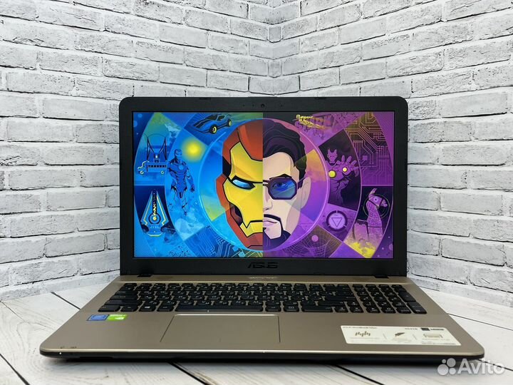 Мощный ноутбук Asus 4ядра/Nvidia/SSD/гарантия