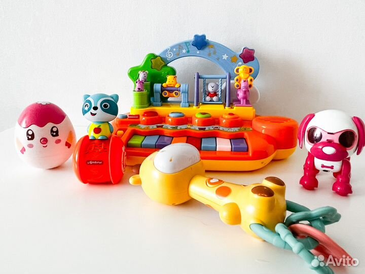 Развивающие музыкальные игрушки пакетом