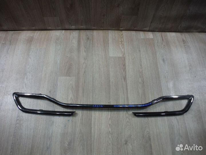 Хром молдинг накладки заднего бамп Hyundai Creta