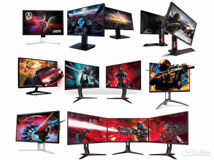 Широкоформатные мониторы для работы / игр / учёбы