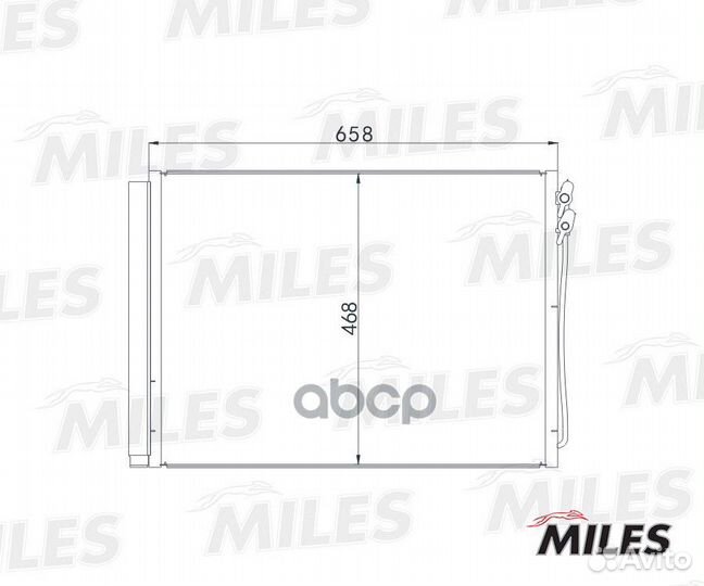 Конденсер BMW F01-F04/F06-F07/F10-F13 2.0-6.0