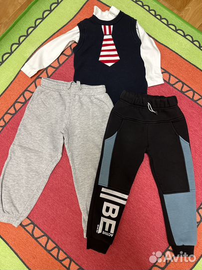 Штаны+жилетка с водолазкой