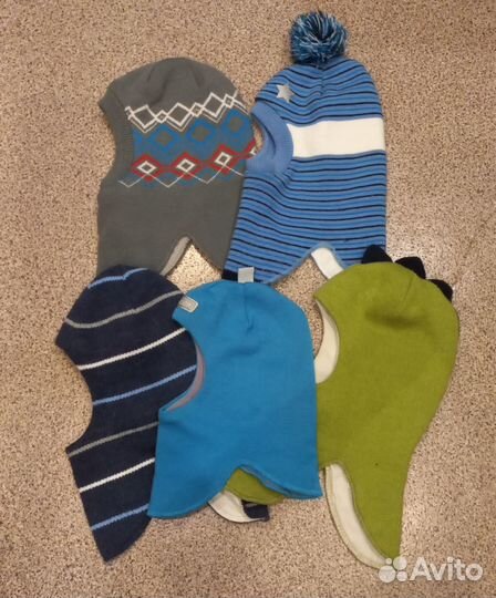 Шапки шлемы зимние и дс для мальчика