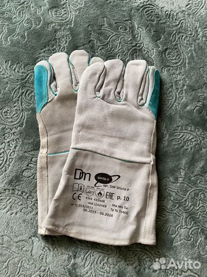 Перчатки краги сварочные (спилковые)