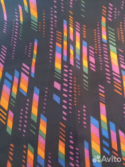 Отрез ткани СССР шёлк