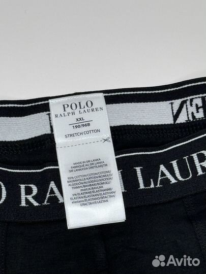 Polo ralph lauren мужские трусы XXL, комплект 3 шт