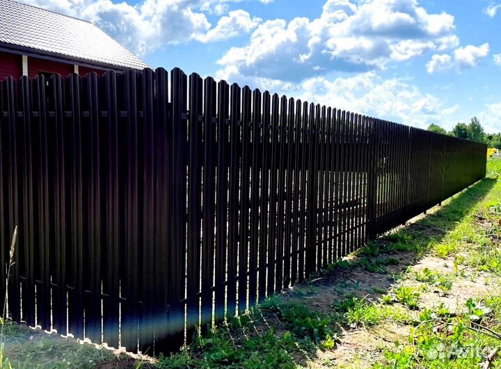 Забор из профнастила