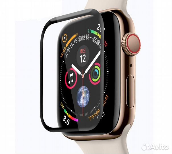 Защитное стекло Apple Watch (все размеры)