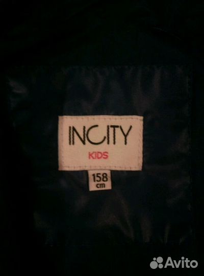 Пуховик для девочки incity (158 р-р)
