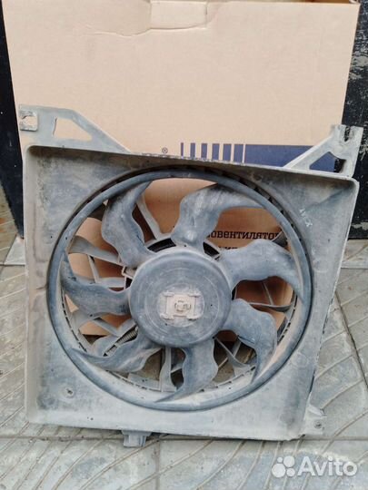 Электровентилятор охлаждения с кожухом лада гранта