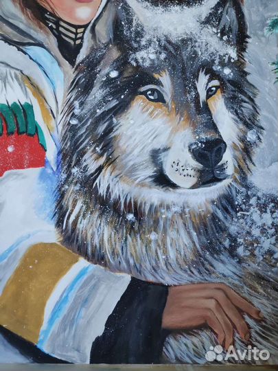 Панно картина маслом