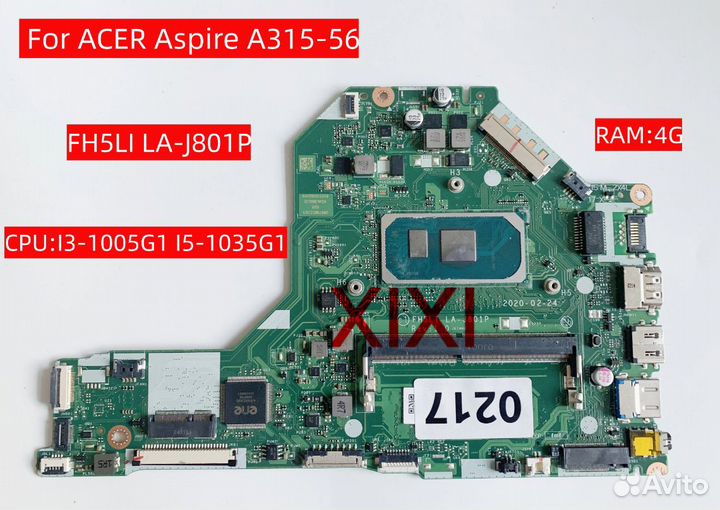 Плата Compal LA-J801P