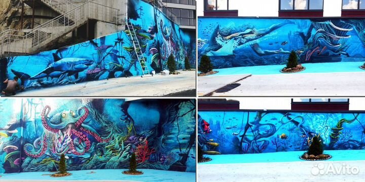 Роспись стен, граффити