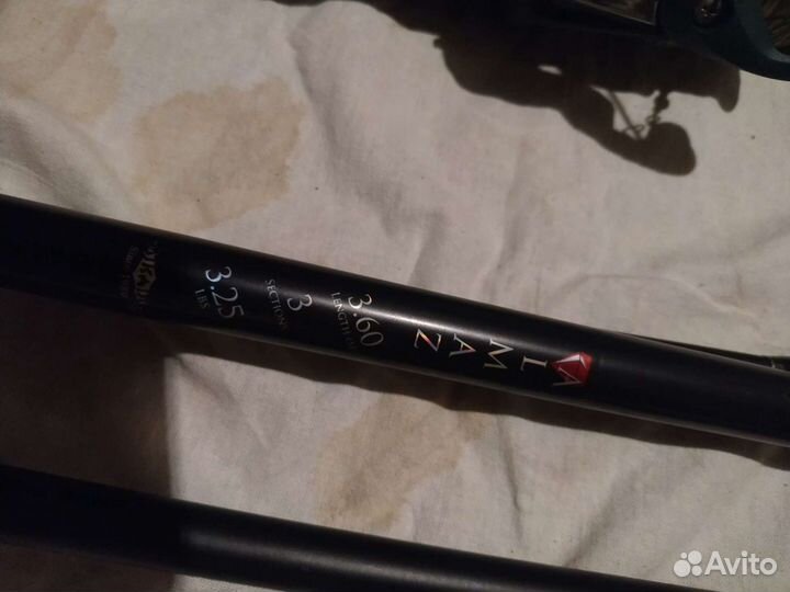 Удочки с катушками для ловли карпа