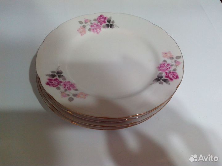 Посуда Япония Китай Роза кофейная пара в добор