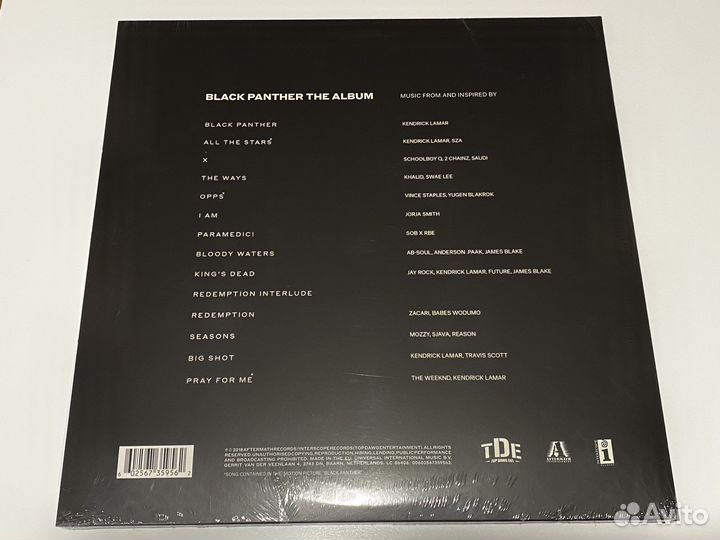 Black Panther The Album Music From And Inspired By