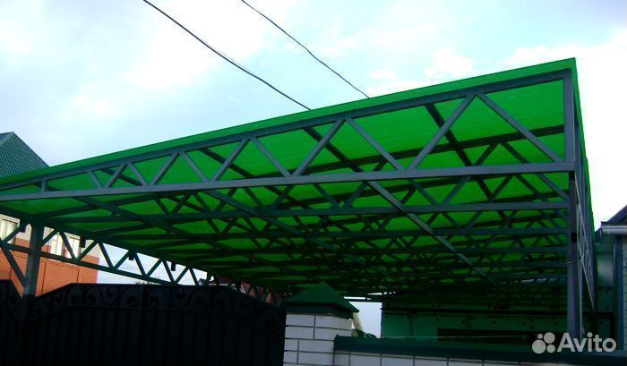 Автомобильные Металлические Навесы