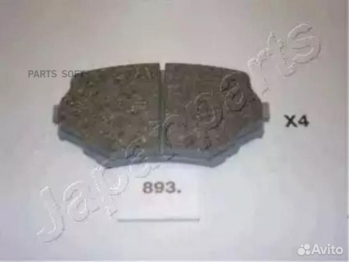 Japanparts PA-893AF Колодки торм.пер