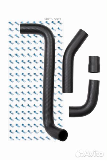 Kraft KT 885807 Комплект патрубков радиатора (4 шт