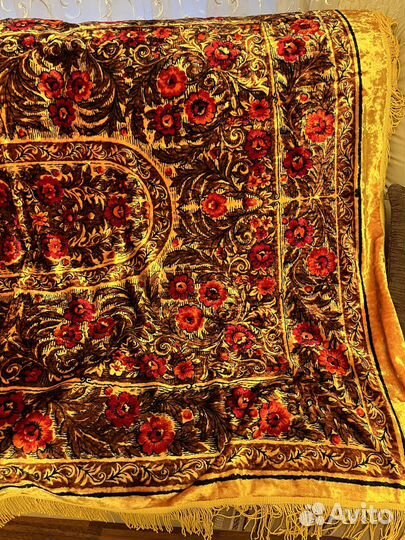 Плюшевая скатерть СССР