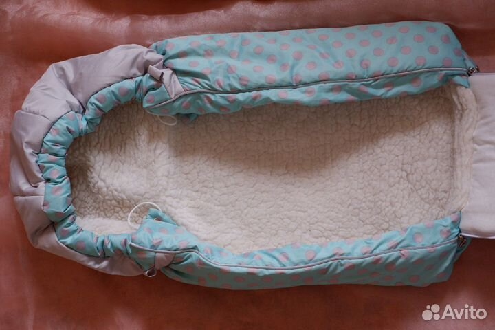 Конверт на выписку, в коляску зимний+ вкладыш