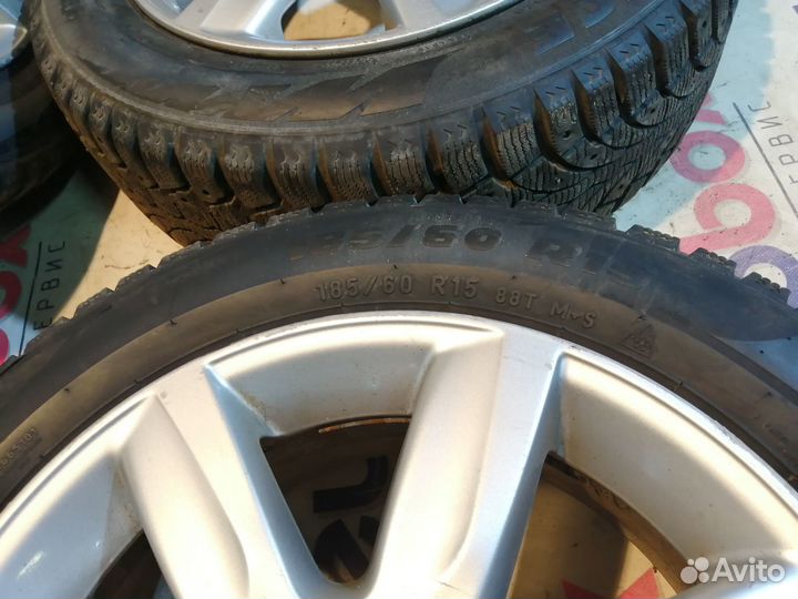 Диски VW R15 + Formula Ice 185/60 R15