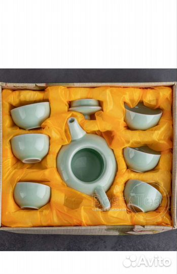 Посуда для чайной церемонии, чайник и пиалы. Новое