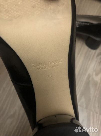 Туфли лодочки 35,5-36 zara