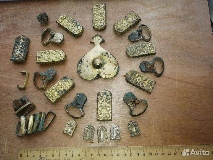 Сбруйный набор 12-13в, позолочен