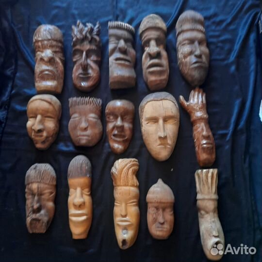 Маски деревянные СССР
