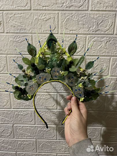 Ободок - кокошник «Лето»