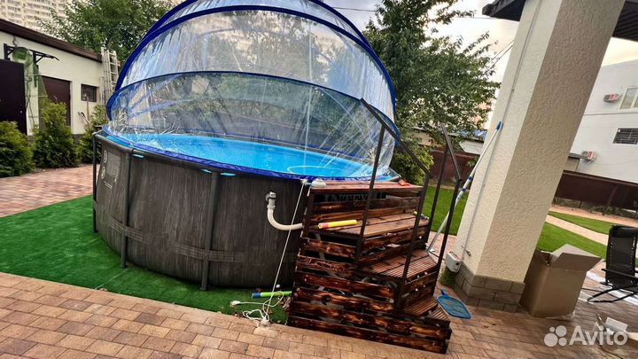 Купол для бассейна Летотент 450 (7дуг) пвх300