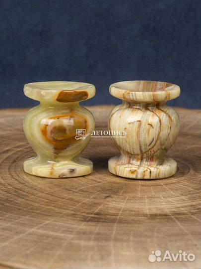 Подсвечник декоративный из оникса