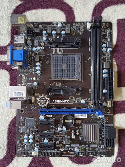 Материнская плата am3 plus AM3+ ddr3 MSI A68HM-P33