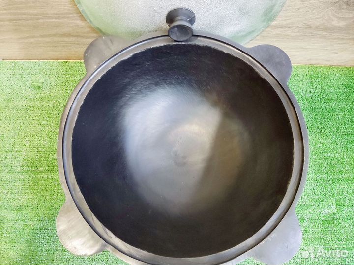 Казан чугунный узбекский 10 литров