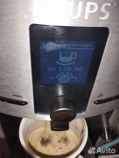 Кофемашина Krups ea82 зерновая автоматическая