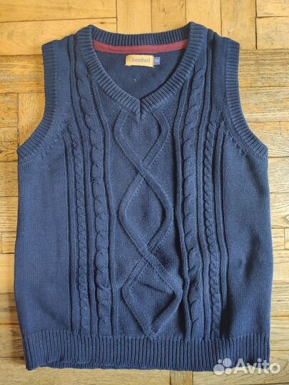 Жилетка для мальчика школьная 134