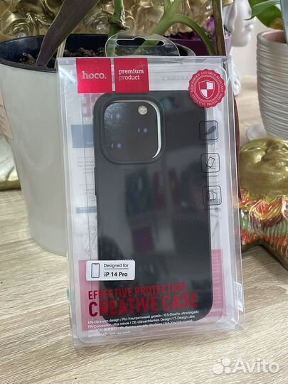 Силиконовый чехол для iPhone 14 pro hoco