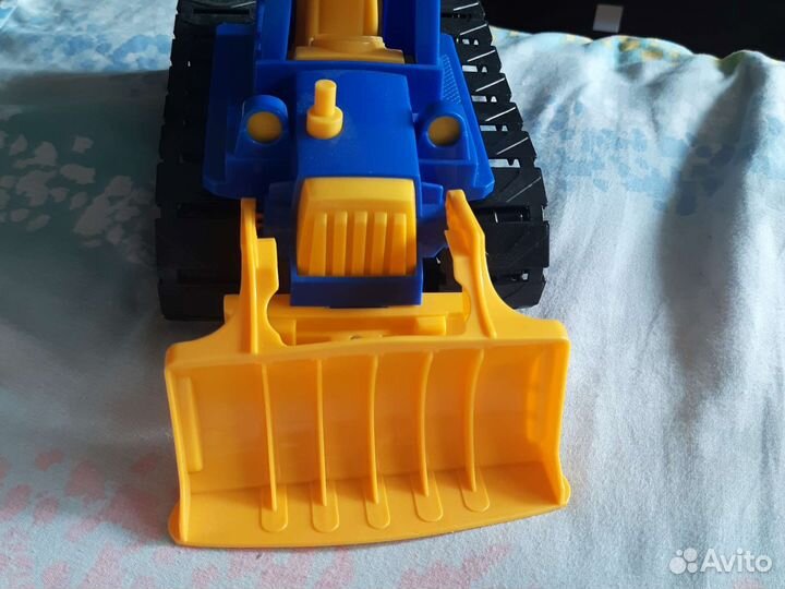 Экскаватор игрушка большой(500)синий(200)