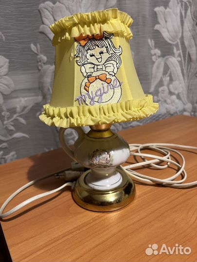 Светильник настольный винтаж Польша