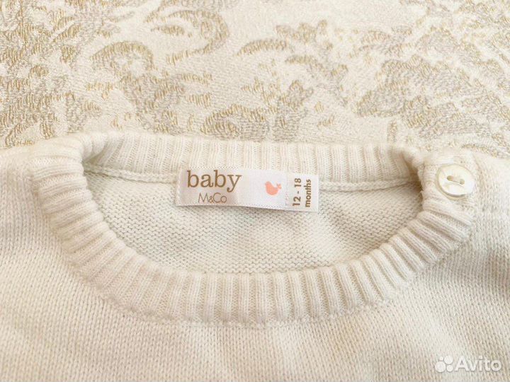 Джемпер новогодний 12 - 18 мес