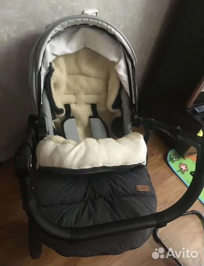 Теплый конверт в коляску (+ муфта)