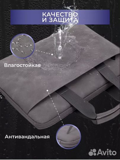 Сумка для ноутбука и аксессуаров 15,6 дюймов