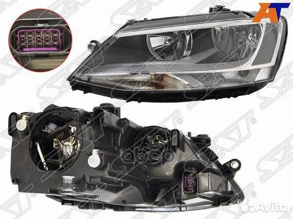 Фара Vw Jetta 11-14 Lh ST44111G6L Sat