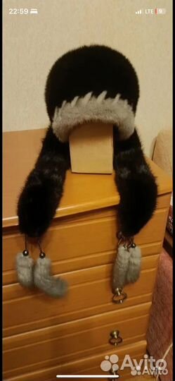 Шапка норковая женская