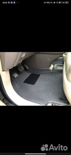 Автомобильные коврики эва в подарок подпятник + 2