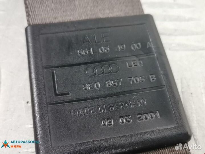 Ремень безопасности Audi A4 B5 рест. 2001